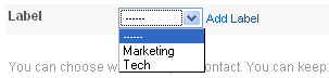 Add Label Add Label