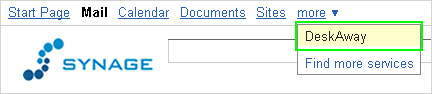DeskAway signup with Google Apps™ DeskAway signup with Google Apps™