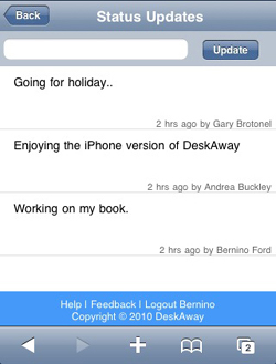 Update Your Status Update Your Status