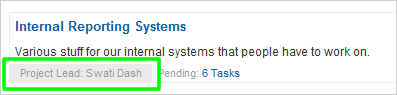 Project Lead Project Lead
