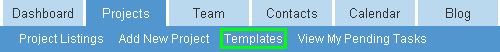 Project Templates Project Templates