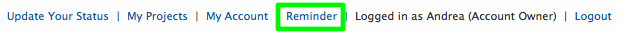 Reminders Reminders