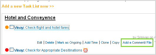 File upload in tasks File upload in tasks
